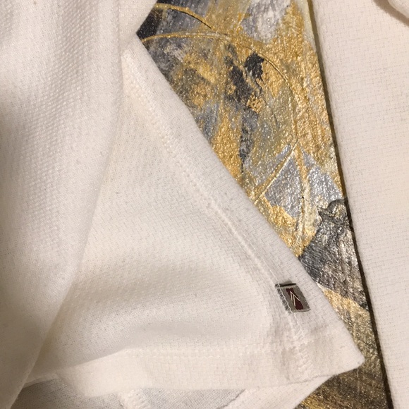 Alpine Design Quarter-zip cream pullover small - Picture 4 of 5